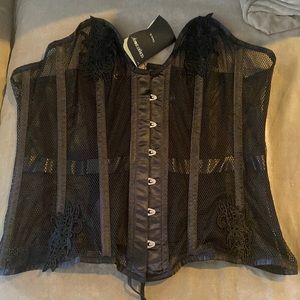 Corset Story Black Corset Sz 40 NWT